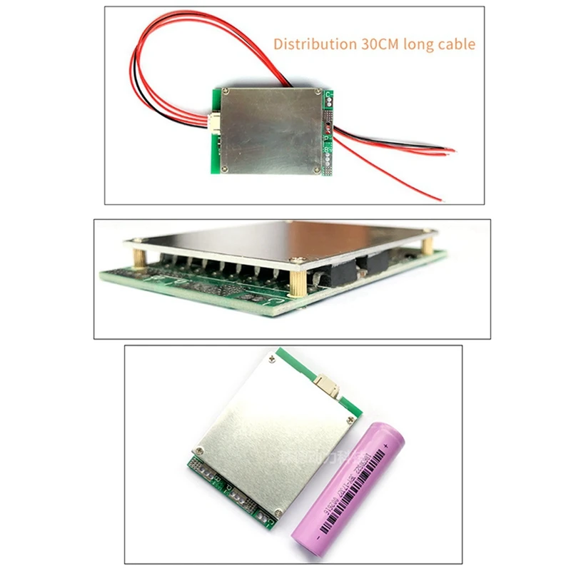 3X 3S 12V 100A BMS Li-Iron Lithium Battery Charger Protection Board With Power Battery Balance