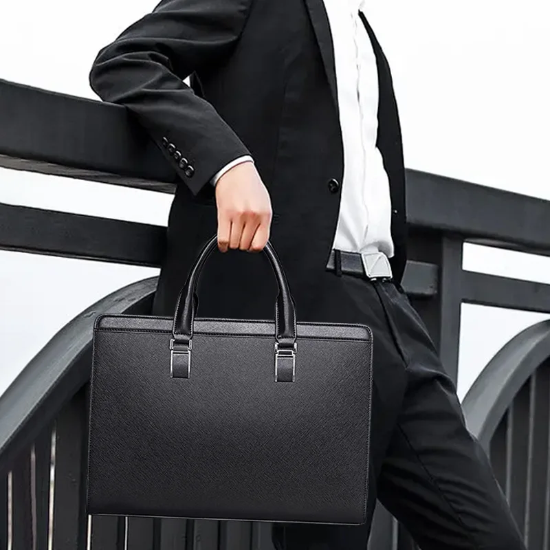 Herren tasche Herren handtasche Computer tasche 14 Zoll Business-Aktentasche mit hoher Kapazität