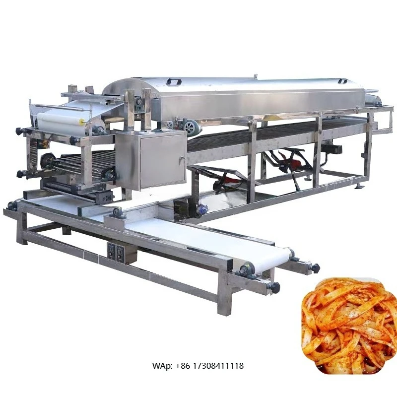 Máquina Procesadora de Rollos de Fideos de Arroz MB, Extrusora de Producción de Fideos de Arroz Planos Instantáneos Shirataki, Máquina para Hacer Fideos de Arroz Secos en Frío