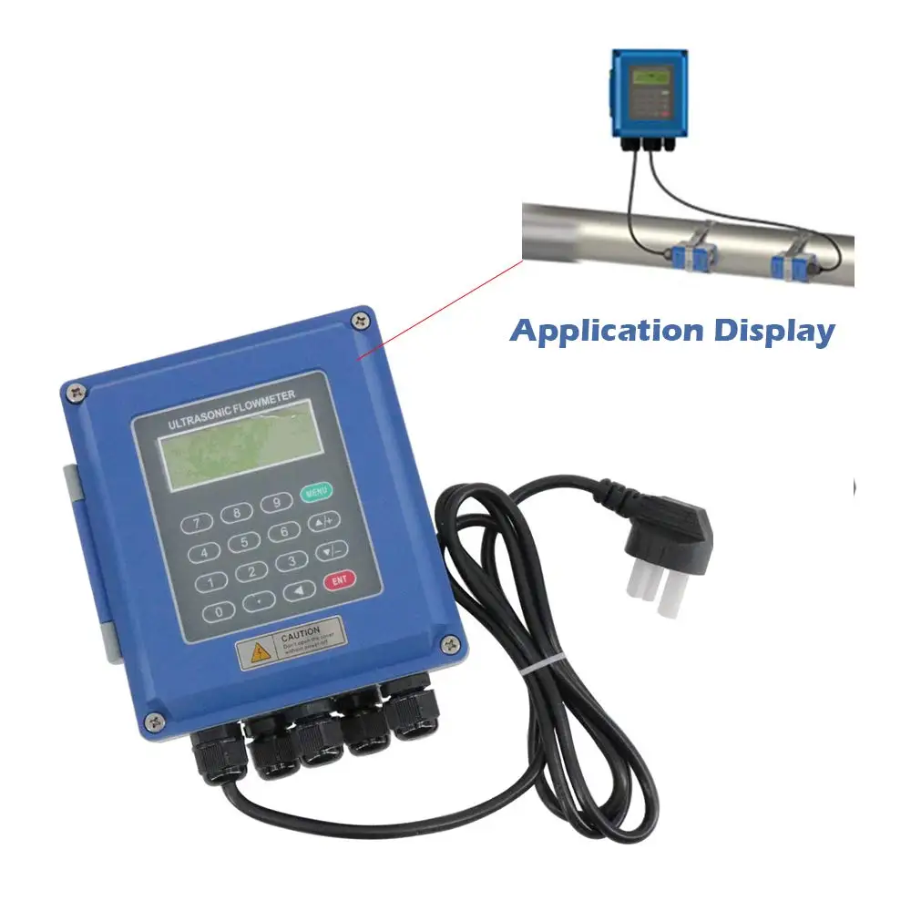 

Ultrasonic Flow Meter Liquid Flowmeters TUF-2000B with TS-2 Small Transducer for Pipe Diameter DN25 to 100mm Max Liquid