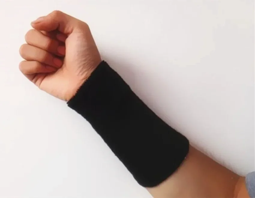 Muñequera deportiva de alta calidad con toalla para el sudor, vendaje elástico de algodón, pulsera deportiva para mano, soporte para gimnasio,