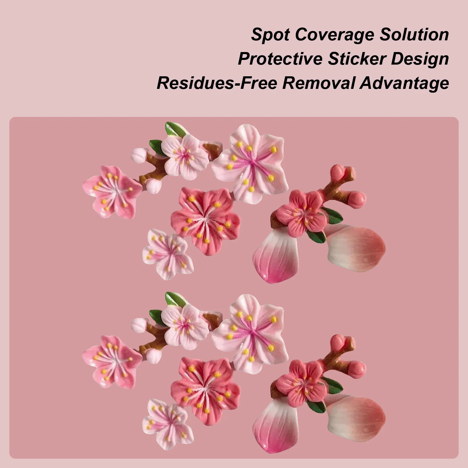 

Наклейки для автомобилей, бампер, съемный водонепроницаемый декор, набор цветочных автомобильных наклеек для безопасного вождения грузовика, настенный ноутбук, зеркало заднего вида, вода