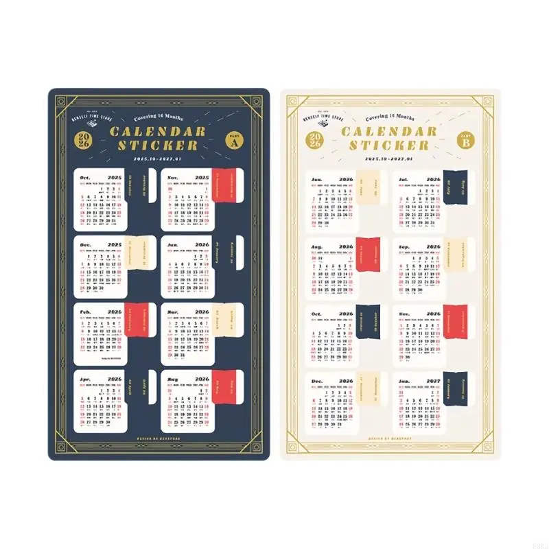   Monthly Adhesive Tab for Planner Monthly Tab Stickers Decorative for Office Planners Organizations Sturdy Notebook