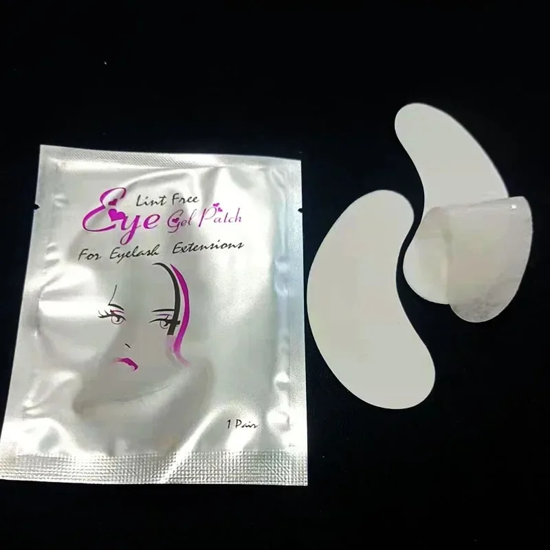 50-100 pares de parches para pestañas debajo de los ojos, almohadilla para los ojos, aislamiento, elimina el parche en el ojo de hidrogel, junta adhesiva, herramientas de maquillaje para extensión de pestañas