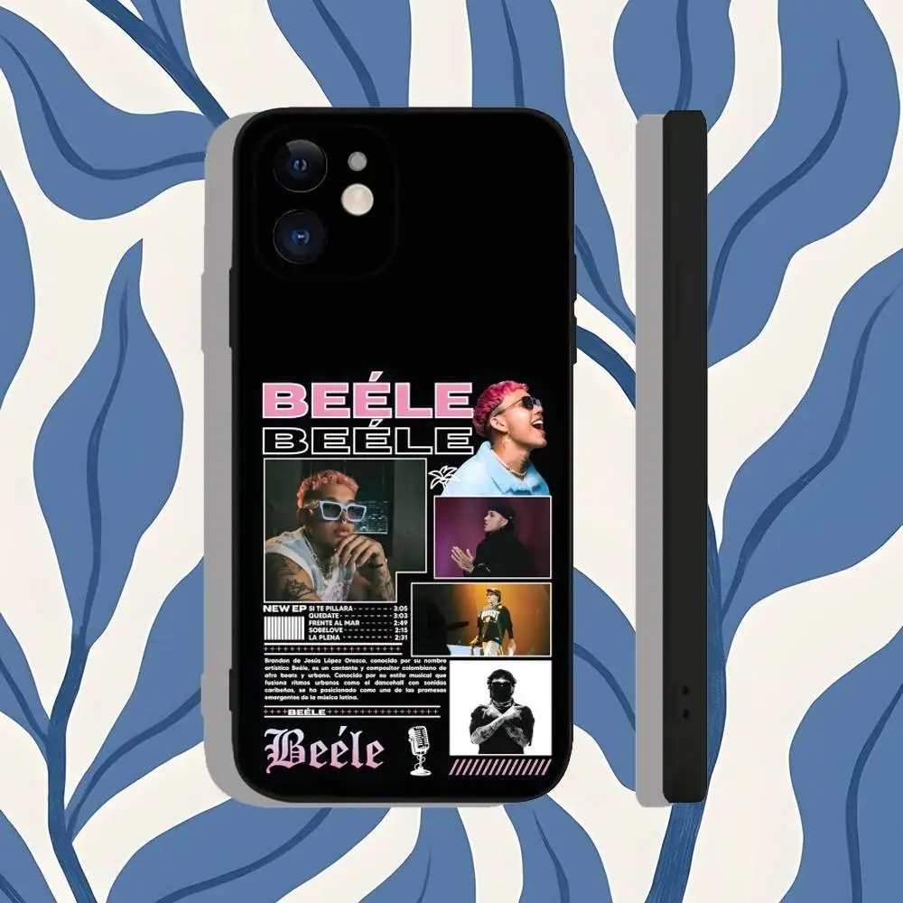 حافظة هاتف Rapper B-BEELE Tour 2025 لهاتف iPhone 17,16,15,14,13,12,11,X,XS,8,7,Pro,Max,Plus,E,SE4,Air,Mini Black Funda Shell