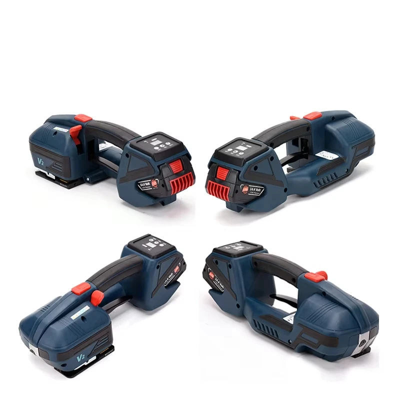 Tightening Packing Tool Baler Battery Strapping Tool Hand V2 Electric Battery Electric Pet Plastic Strapping Machine