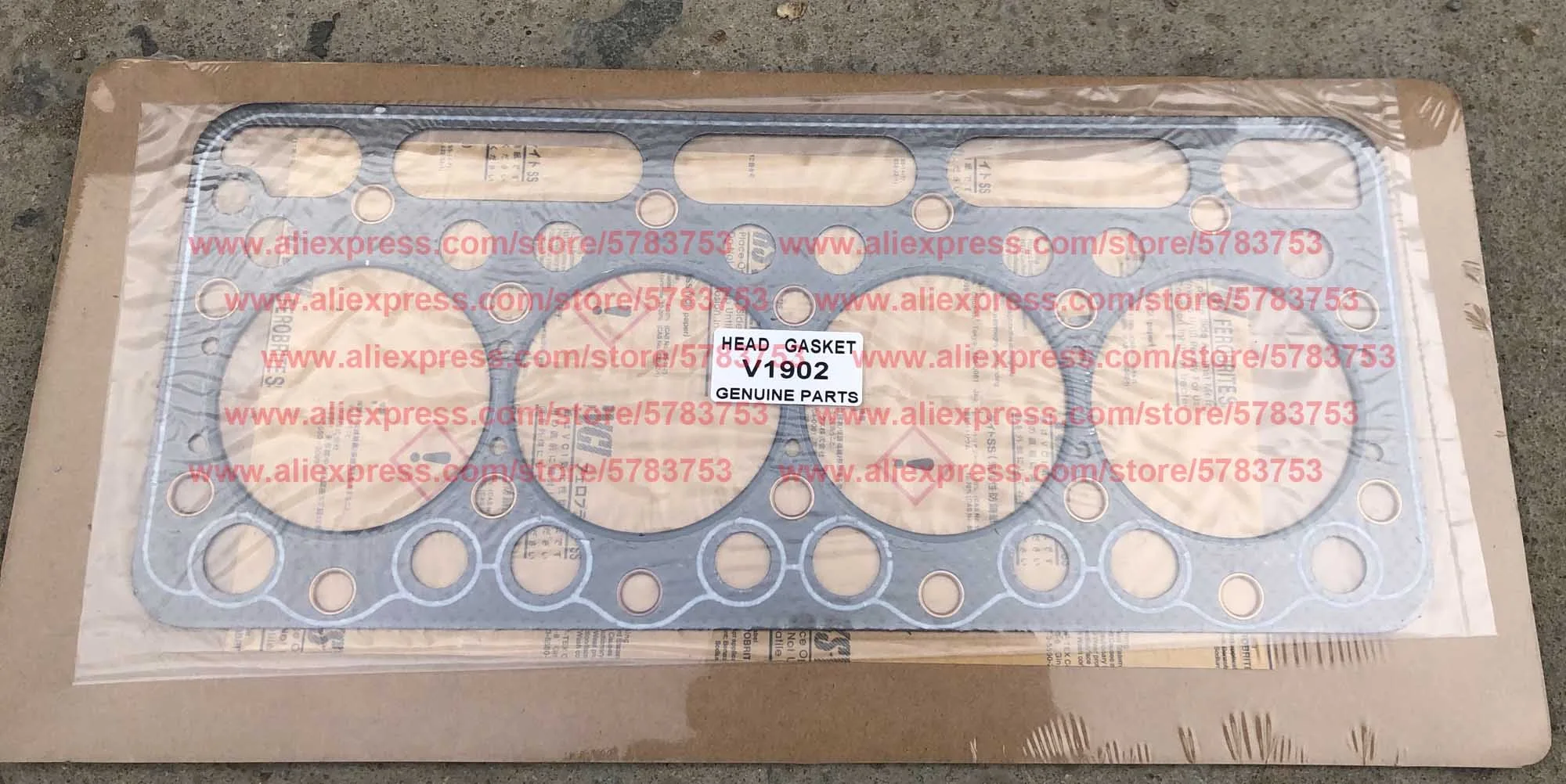 Kubota V1902 / 4D85 Cylinder Head Gasket 15808-03310 , Kubota engine parts