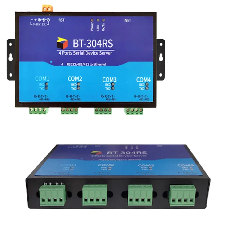 4-port 485 to Ethernet serial server RS485 to Ethernet network port TCP/IP to serial port IoT module communication network data