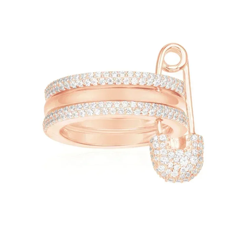 LI KI جودة عالية 925 دبوس خاتم متعدد الألوان مزاجه تنوعا مجوهرات أنيقة هدايا للأصدقاء #2