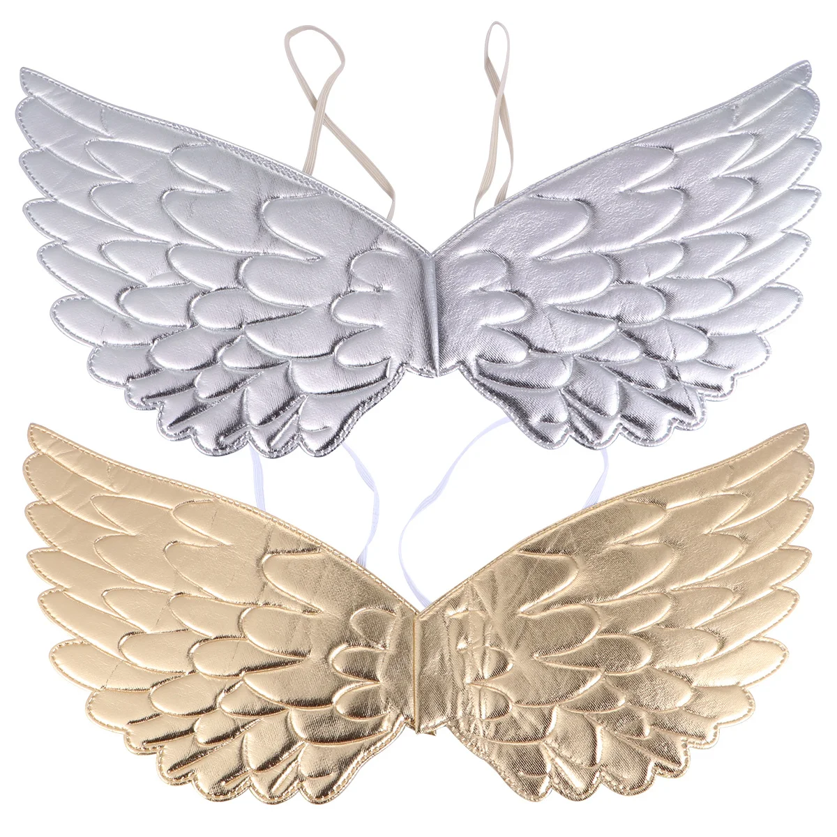 

2 pcs Children Performance Wings Elastic Halloween Christmas Party Stage Accessory Angel Wing Costume Toddler Cosplay Prop