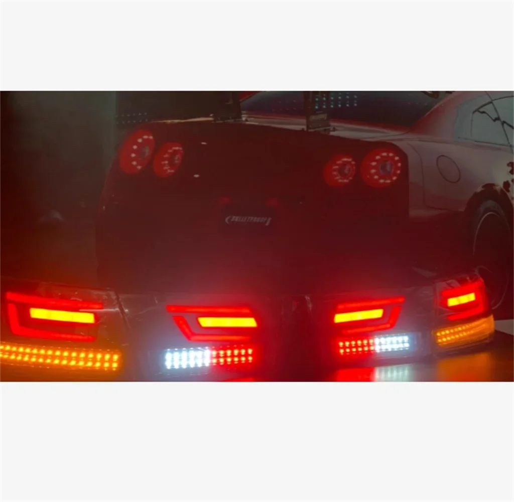 Car led modified Tail Light assembly for 07-08 Hyundai Sonata Brake Driving Reversing rear Lamp Turn Signal 4pcs