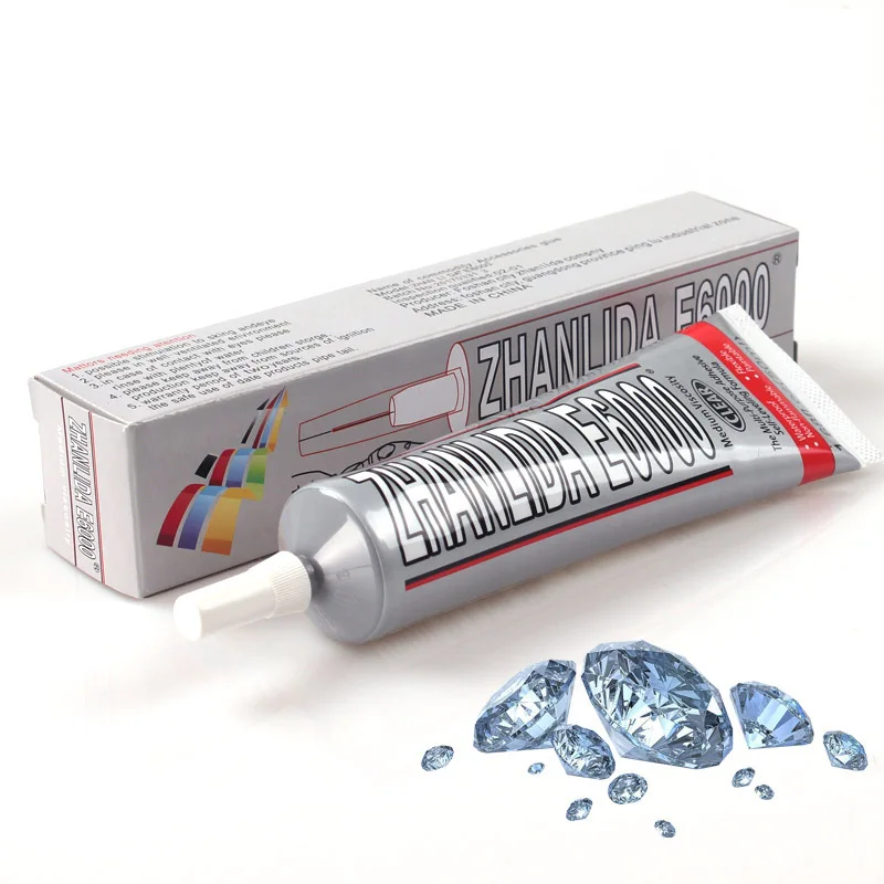 

50/110ML Zhanlida E6000 Super Glue Adhesive For Decorative Arts Crafts With Precision Applicator Tip Bonding Metals Rubber Fiber