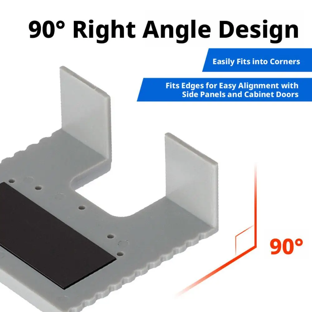 Magnetic Hinge Quick Installation Positioning Piece Cabinet Door Installation Point Fixed Plate Woodworking Panel Hinge Jig Too