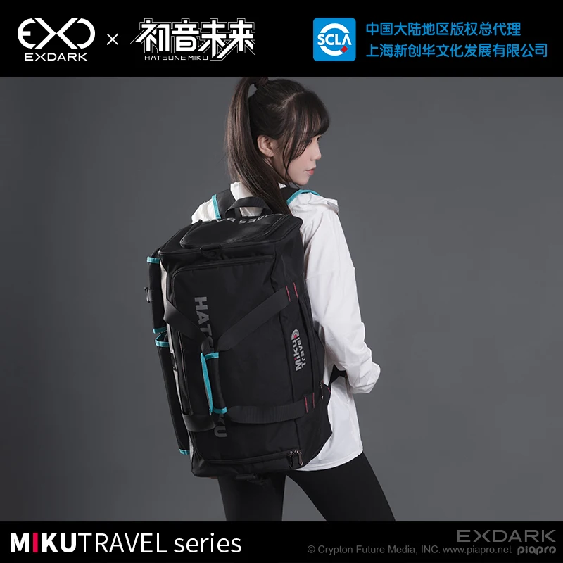 Imagem -03 - Mochila Moeyu Vocaloid Hatsune Miku Bolsa de Ombro Bolsas para Mulheres e Homens Mochilas Grandes Mochila para Acampamento Malas de Viagem