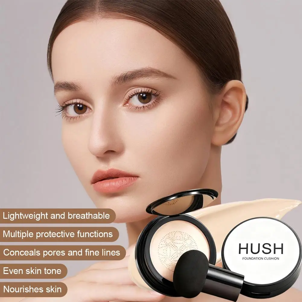 บีบีครีมเนื้อคุชชั่นหัวเห็ด มอยส์เจอร์ไรเซอร์ คิวซีครีมเนื้อคุชชั่นหัวเห็ด แป้งพัฟหัวเห็ด ปกปิดริ้วรอย ฝ้า กระ จุดด่างดำ ปรับสีผิวให้กระจ่างใส เครื่องสำอาง