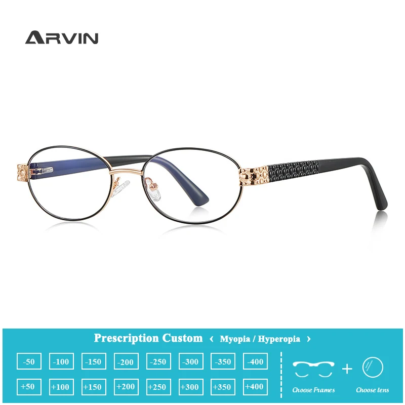 

Cute Small Frame Oval Women's Myopia Glasses Fashion Brand Design Reading Glasses Optical Customization Eyeglasses