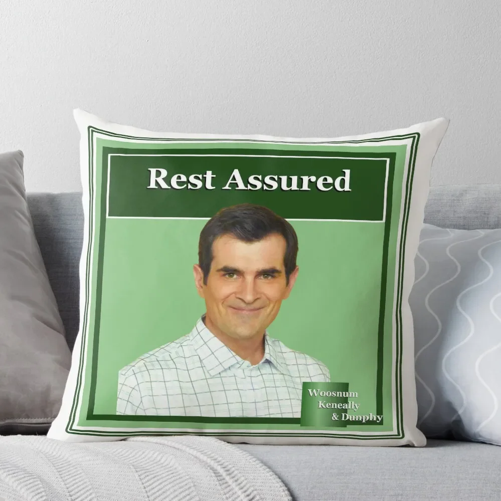 

Phil Dunphy rest assured Throw Pillow Sitting Cushion luxury decor