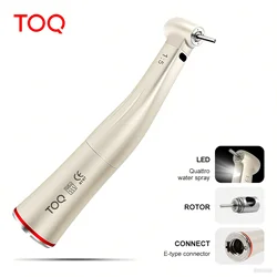 Dental Factory equipment increasing red ring 1:5 with light contra angle handpiece Push Button dental handpiece medical suppl