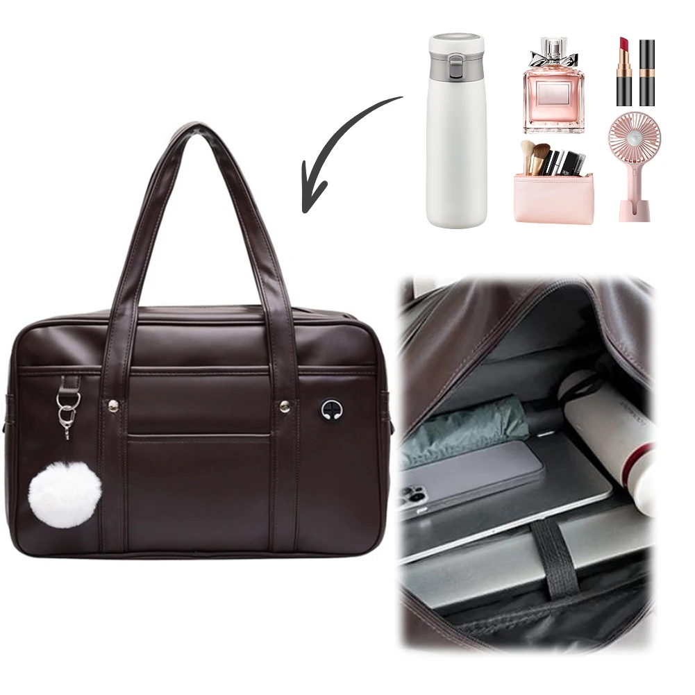 

Японская повседневная сумка через плечо из искусственной кожи JK, униформа, кожаная милая сумка-тоут для косплея