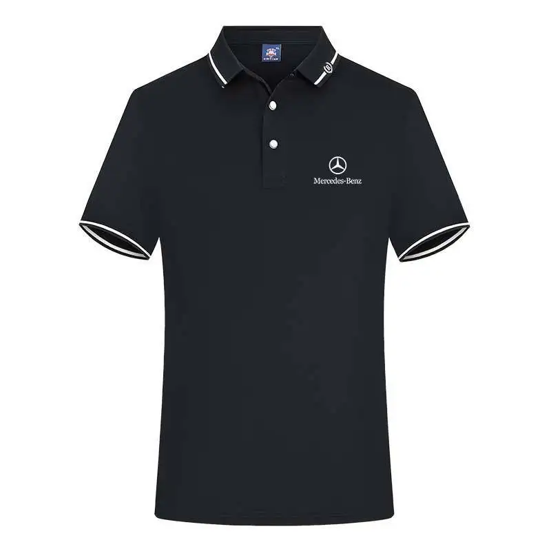 Mercedes shirt 4S shop Auto merchants summer work wear men's and women's shirt enthusiasts association