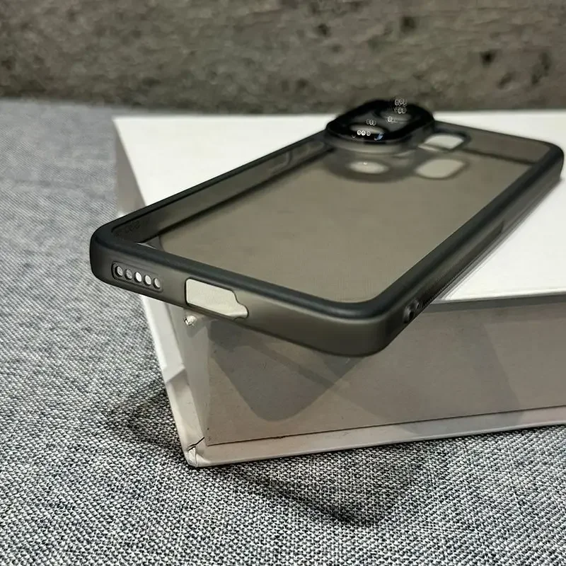 ل Vivo V60 V 60 واضح عدسة طبقة حماية جراب هاتف ل VIVO S30 S 30 لون الحلوى لينة سيليكون للصدمات غطاء الهاتف