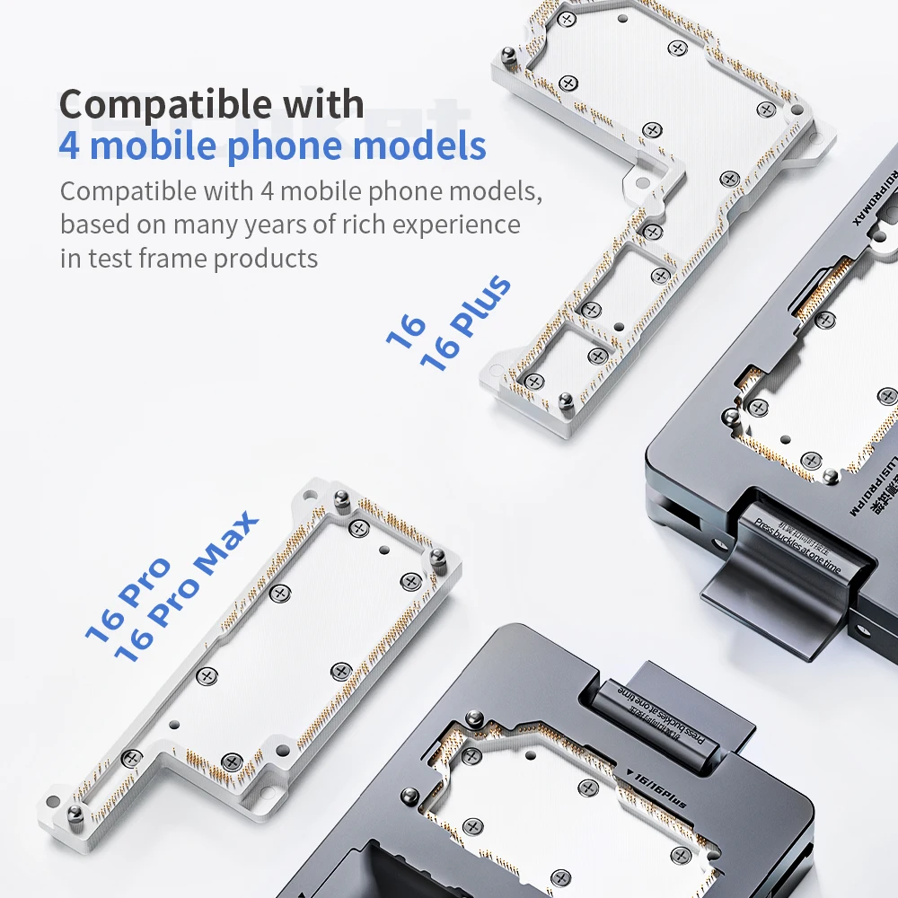 Qianli iScoket For iPhone X~16 Pro Max Motherboard Middle Frame Tester Logic Board Upper/Lower Separation Repair Test Fixture