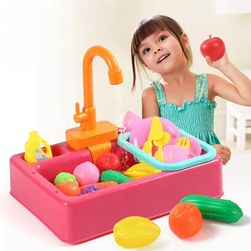 

1Pcs Pretend Play Kitchen Faucet Replacement Toy Sink Faucet Play Kitchen Accessories For Kids Boys Girls Kitchen Sink Toy