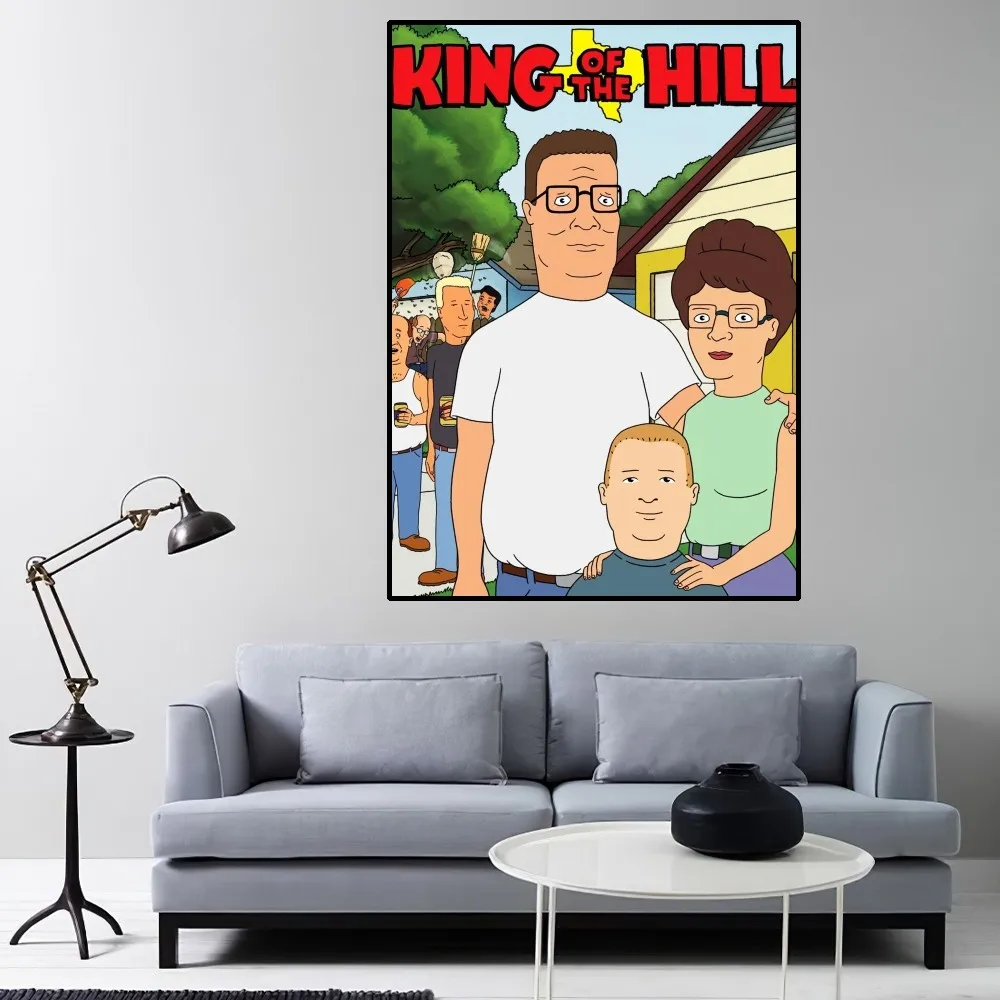 K-King of the H-Hill Cartoon Poster Home Room Decor Aesthetic Art Wall Painting Stickers