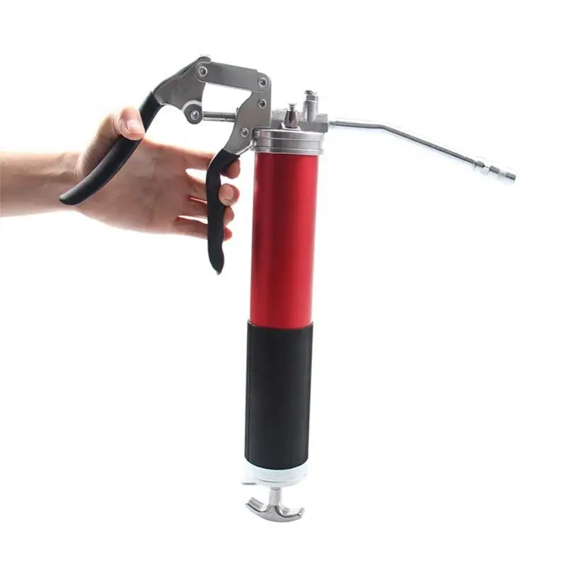 High Pressure Mini Portable 400cc Pistol Grip Cartridge-type Hnad Opeated Grease Gun For Easy Filling