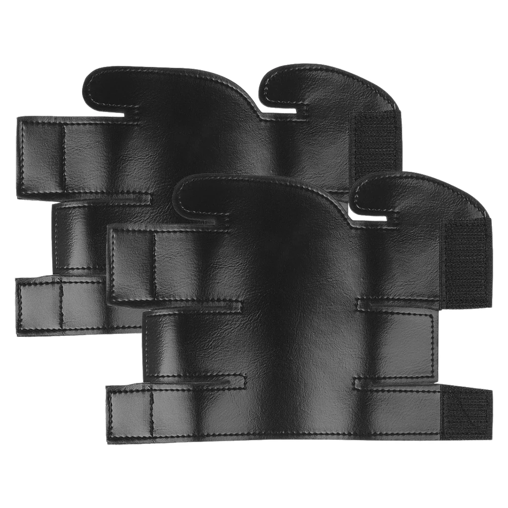 

2pcs Valve Cover Black Pu Musical Trumpet Valve Guard Instrument Protector Accessories Horn Guard Brass
