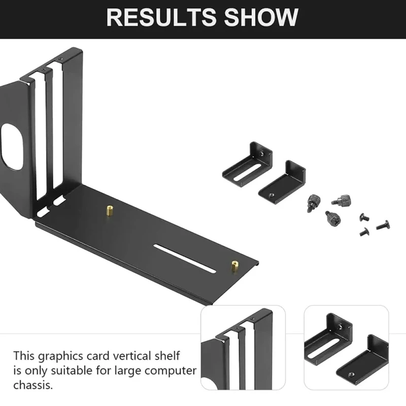 Braket ekstensi kartu Video Desktop untuk tempat kartu grafis casing berdiri vertikal PCI-E ekstensi GPU kawat Bra vertikal