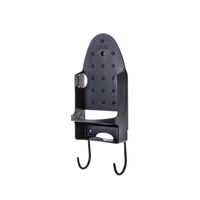 New Ironing Board Hanger Black White Wall Mount Iron Storage Rack Portable Iron Holder Closet Cabinet Supplies