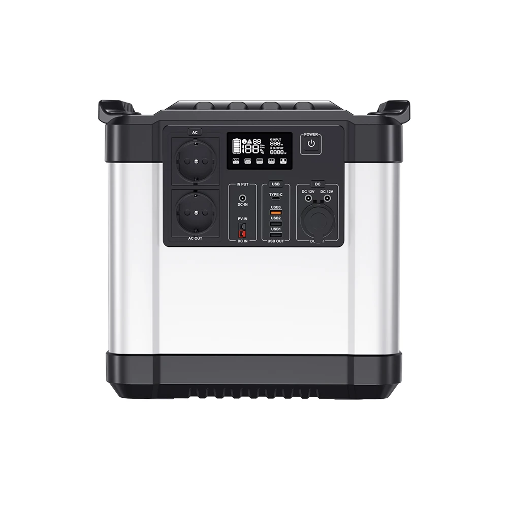 2000w Outdoor Power Bank Station Portable PowerBank External Battery Pack Fast Charger For IPhone Notebook Laptop DC