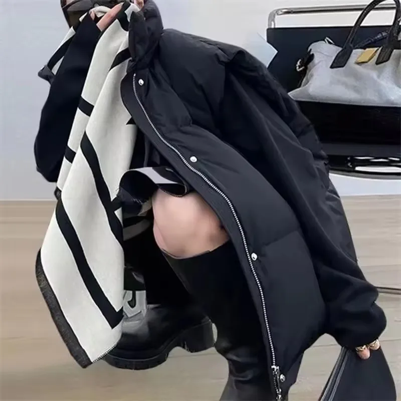 2025 Nieuwe Koreaanse Winter Vest Jassen Vrouwen Mode Warme Gewatteerde Vesten Mouwloze Losse Vrouwelijke Vest Puffer Uitloper