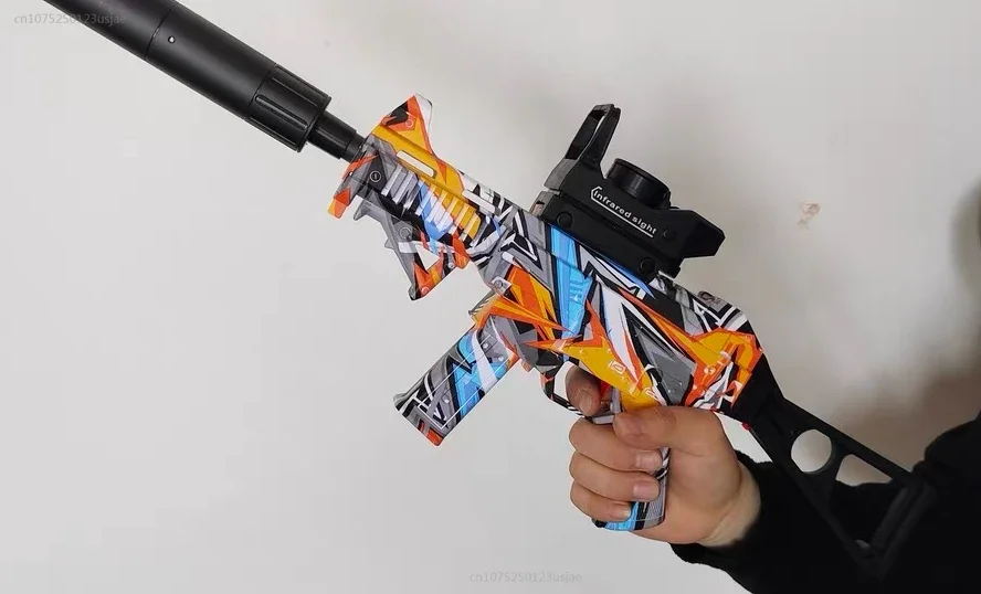 Graffiti Rifle Pneumático, Gel Balls Gun Toy, Airsoft Armas, Hydrogel, Sniper Launcher, Brinquedos para Meninos, Adultos, CS Fighting, UMP45