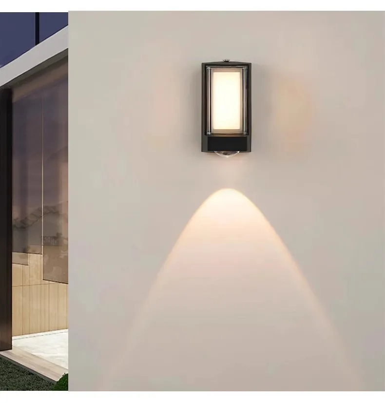 Roukeymi Led Wall Lampr illuminazione da giardino impermeabile decorazione da giardino deco terrasse wandlamp arandela externa down light