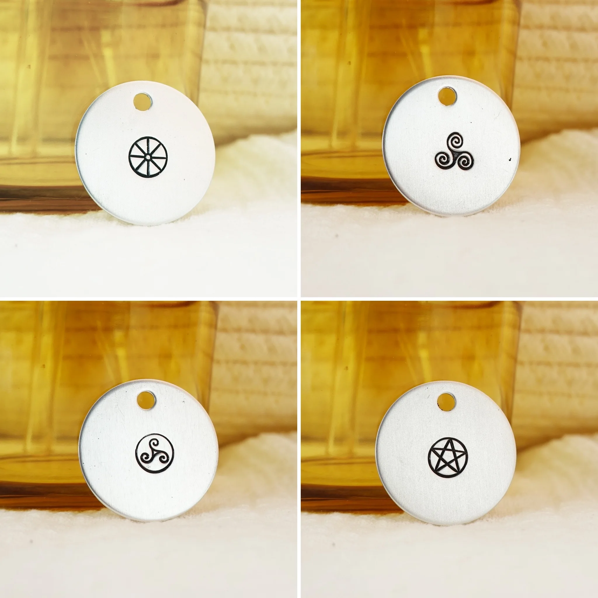 Metal Stamping Jewelry Making Supplies Mystery Marker Metal Design Stamp for Metal, Jewelry (8mm)