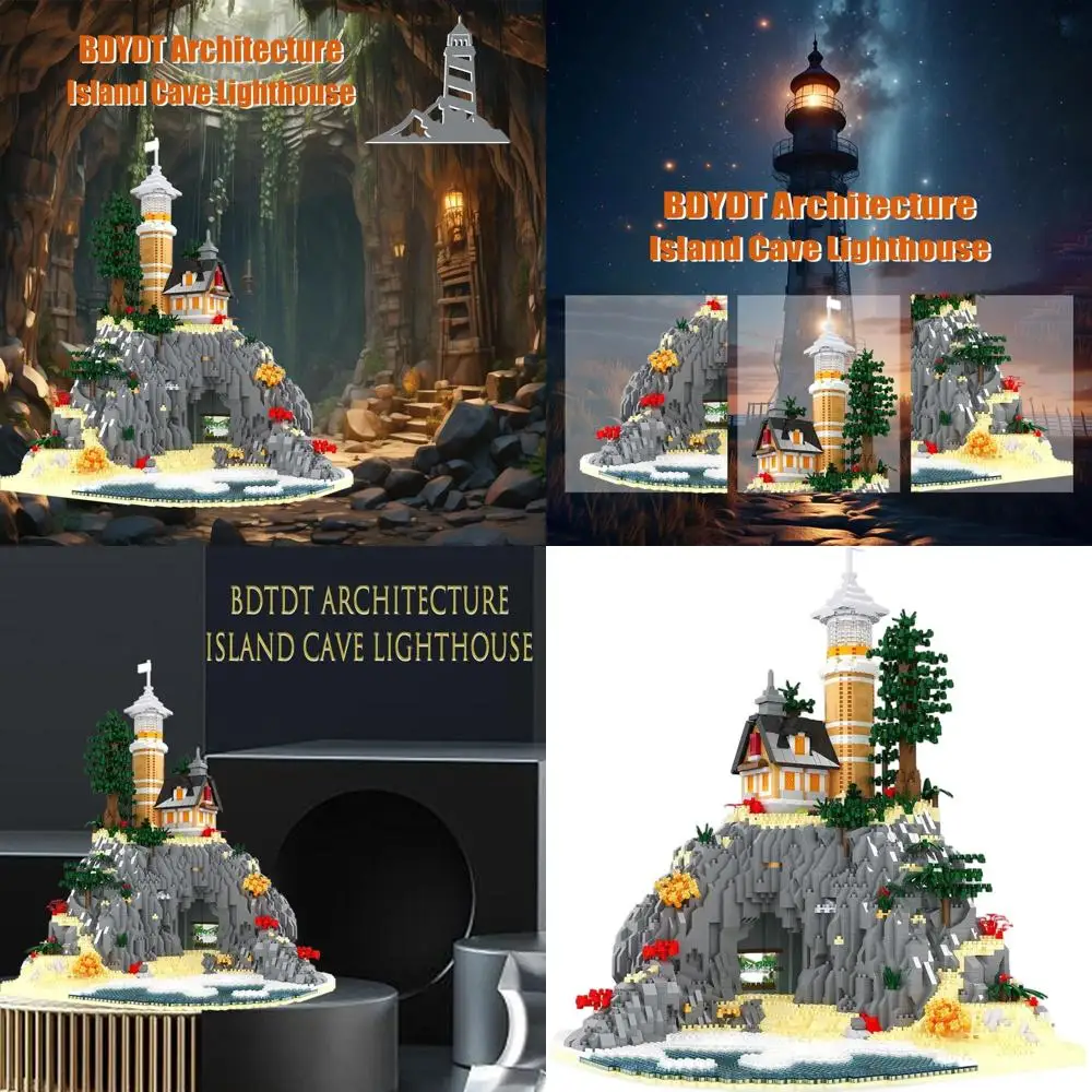 5686-delige architecturale eilandgrot vuurtoren bouwstenen set - ideaal voor kinderen en volwassenen, gelijk voor creatief plezier en collega