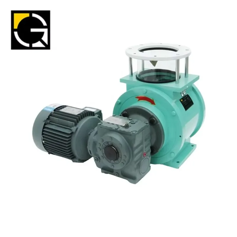 Flow Through Rotary Airlock Valve For Flour Milling