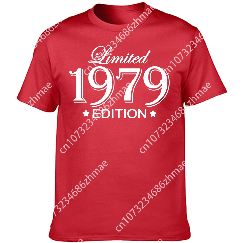 Funny 45 Year Old Gifts Vintage 1979 Limited Edition Birthday T Shirts Graphic Cotton Streetwear Short Sleeve T-shirt