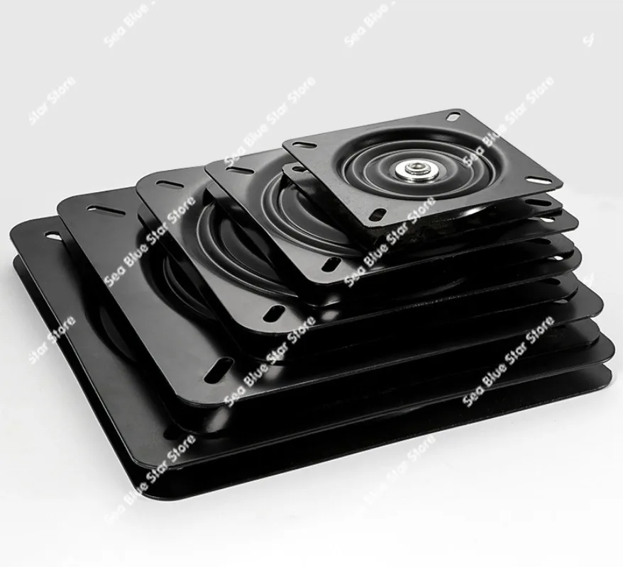 Full Bead Solid Turntable Furniture Hardware Sofa Base 360 Degree Universal Chair Rotating Dining Table Chairs, Turntable
