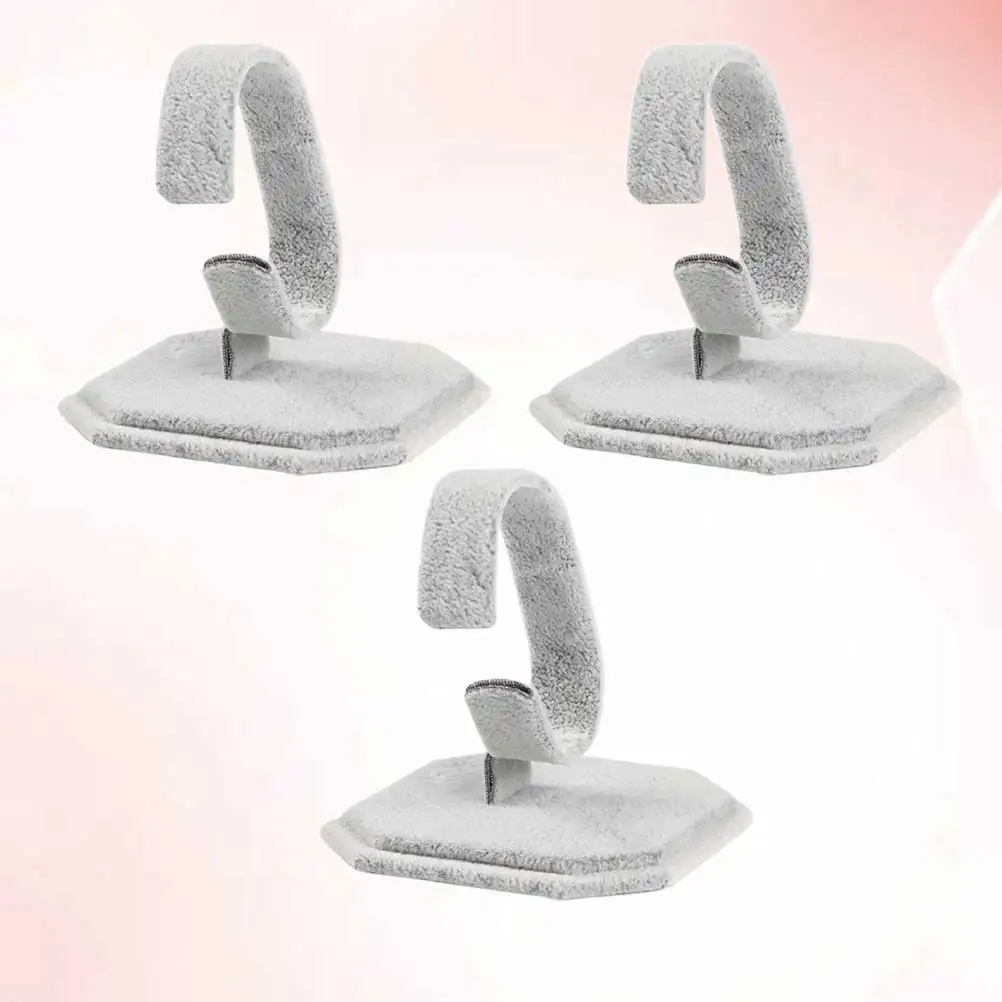 

3 Pcs Bangle Watch Stand Bracelet Display Storage Rack Easels for -Shaped