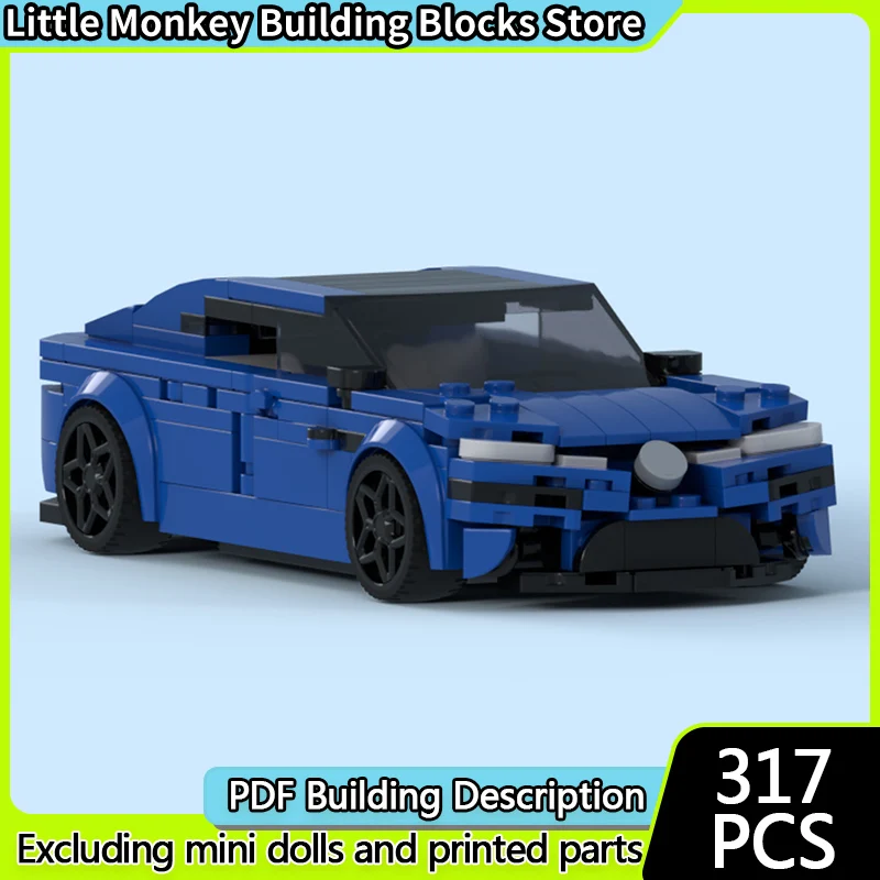 

Speed Racing Car Model MOC Building Bricks Electric Sports Car Modular Technology Gifts Holiday Assemble Children Toys Suit