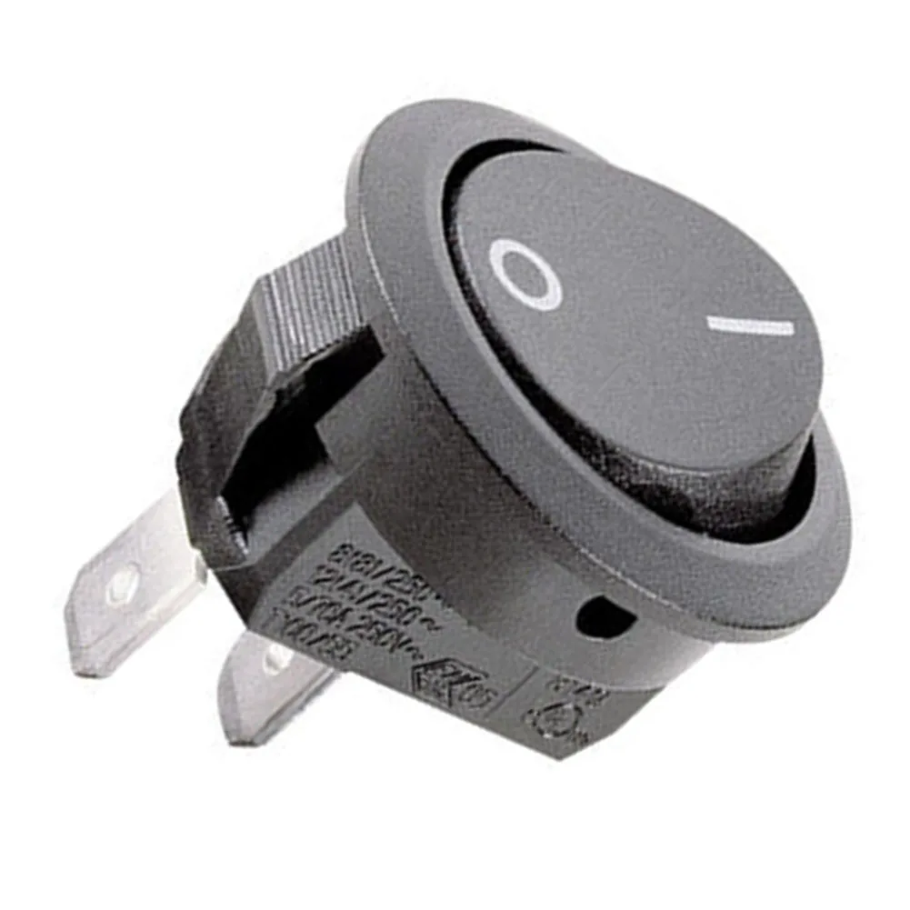 Electrical Equipment Toggle Switch Business Industrial Car Automotive On/Off Rocker Switch Round SPST Boat Dash
