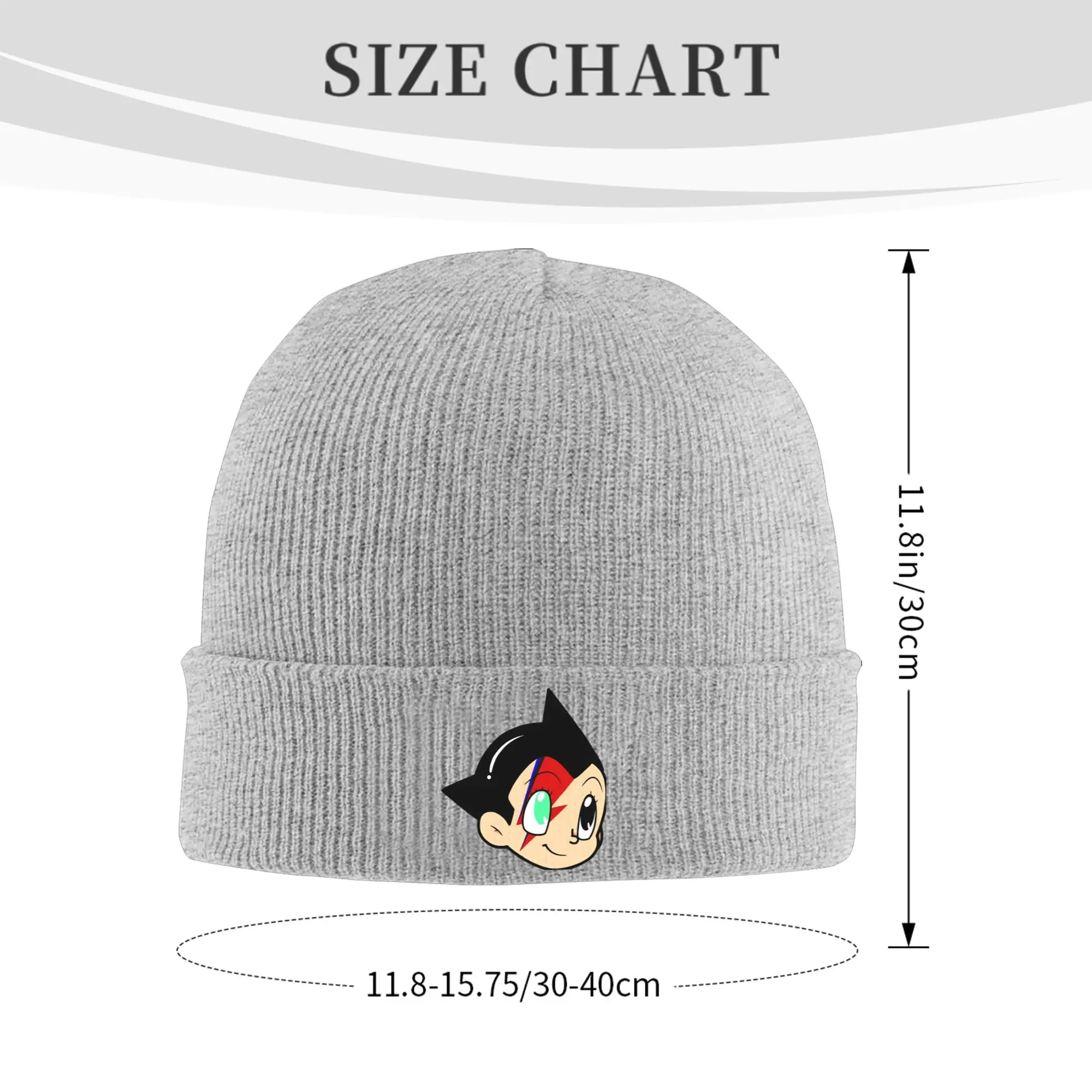 Astroboy Head Hats Autumn Winter Beanies New Astro Boy Robot Cap Unisex Acrylic Bonnet