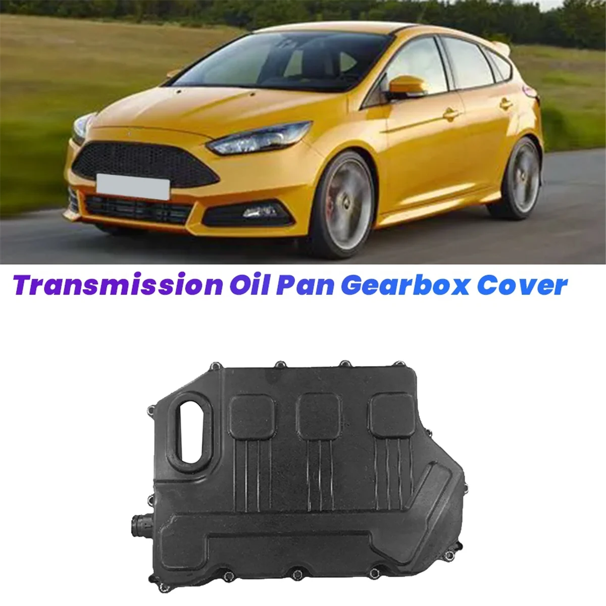 Car Transmission Oil Pan Gearbox Cover J1KP-7G004-AC for Ford Escape Focus 2018-2021 J1KP7G004AC Engine Oil Sump