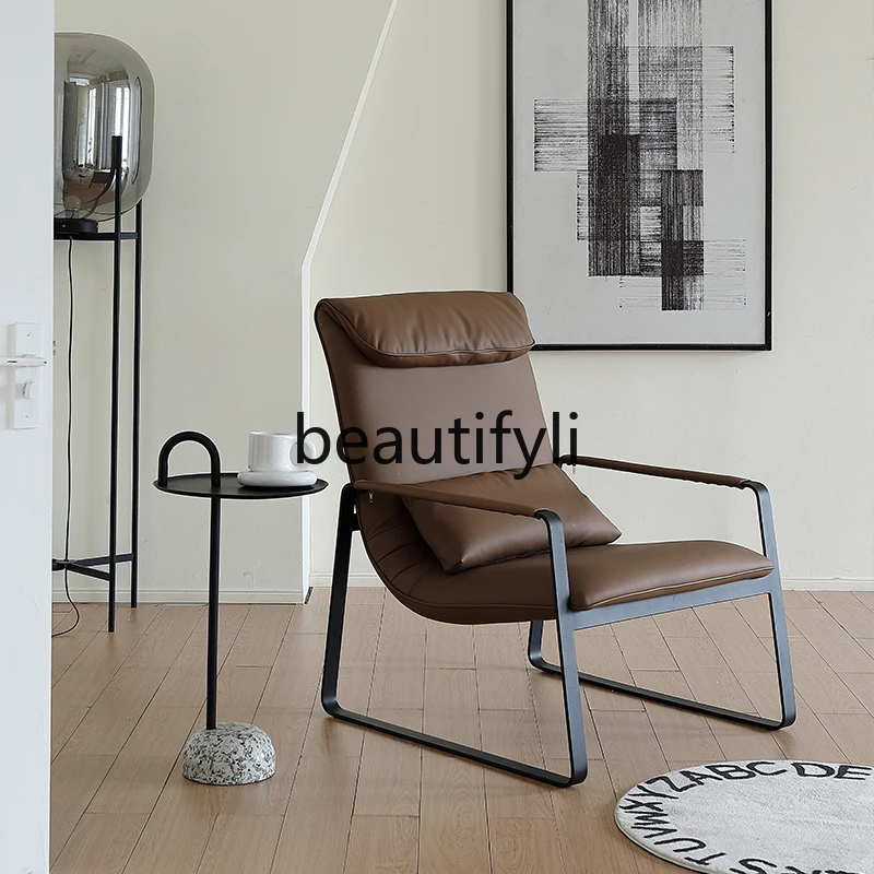 كرسي ترفيهي مصمم خفيف فاخر كرسي فردي لغرفة المعيشة أريكة كرسي نمر حديث بسيط #1