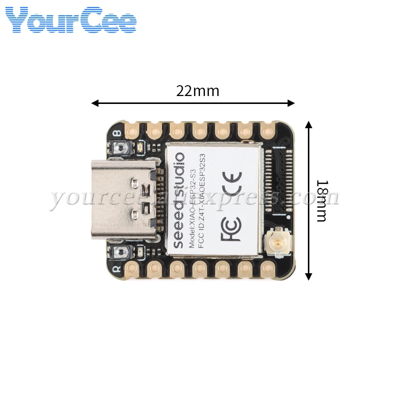 10pcs/1pc Seeeduino ESP32S3 Seeed Studio XIAO 2.4G Development Board ESP32-S3 WiFi Wireless BLE Mesh 5.0 8MB Module For Arduino