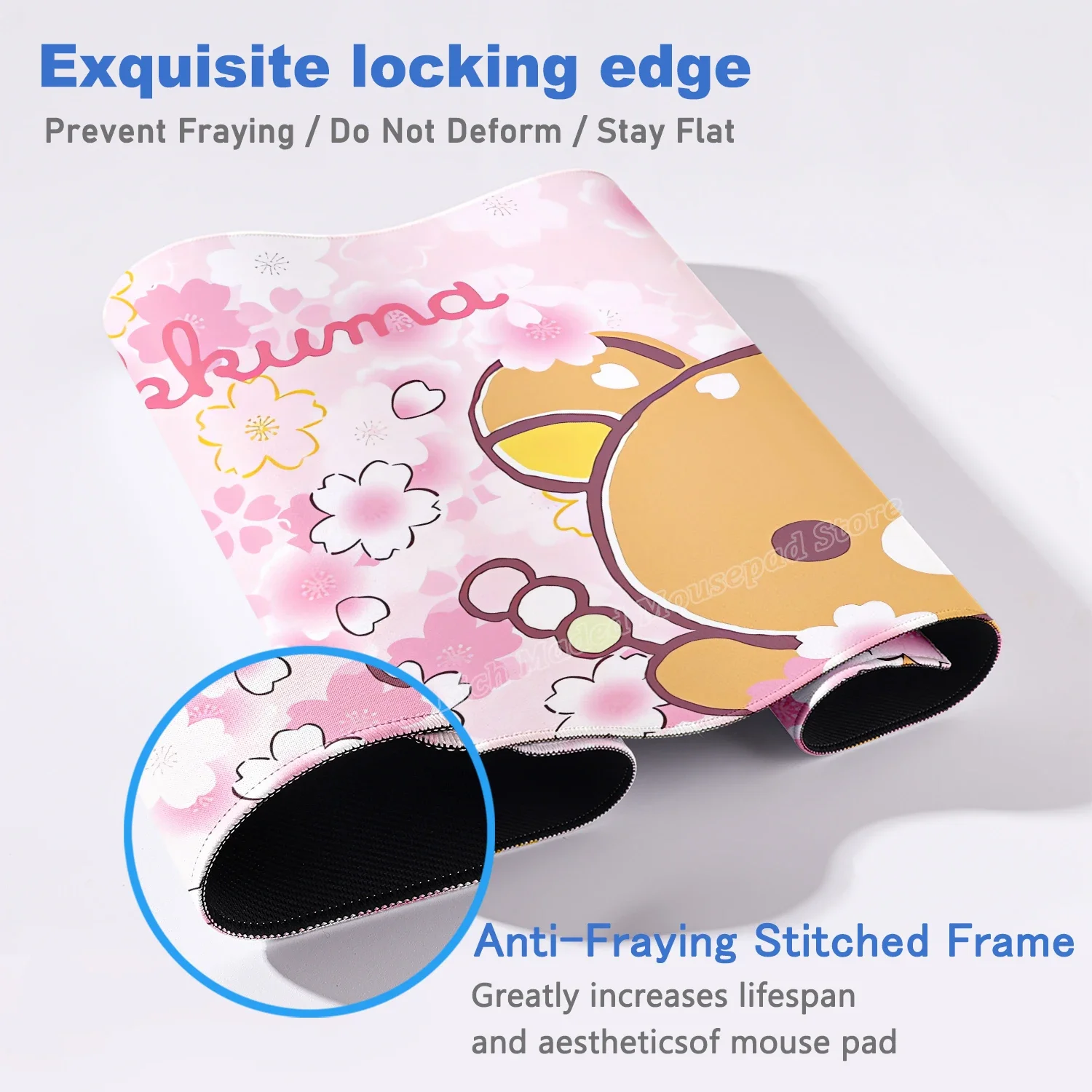 ملحقات مكتب ألعاب لوحة الماوس Rilakkuma مكتب الكمبيوتر Deskmat سطح المكتب ماوس الوسادة Kawaii الألعاب الحصير لطيف ماوس الجدول حصيرة #4