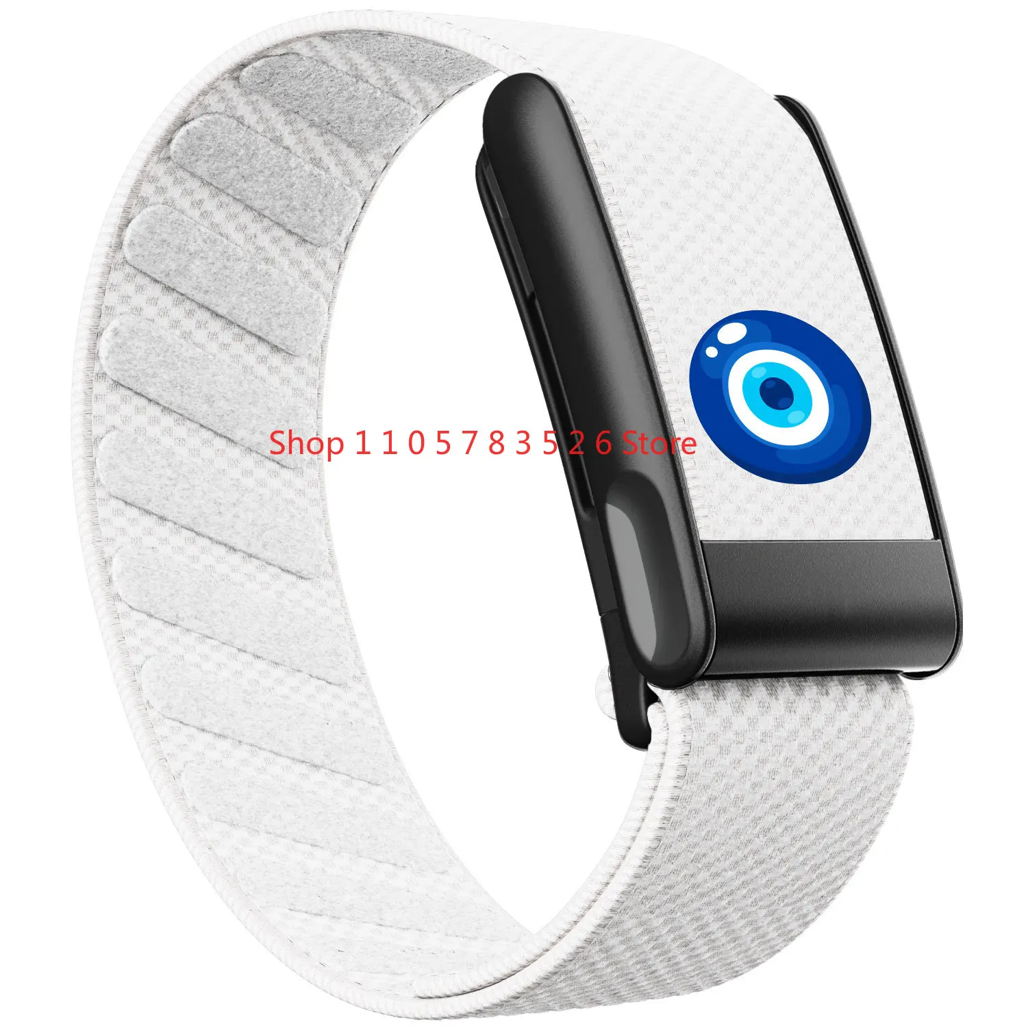 2026 Geeignet für WHOOP5.0/MG Nylon-Druckarmband mit schwarzem U-förmigem Rahmen, silbernem U-förmigem Rahmen und goldenem U-förmigem Rahmen. – Detail 24